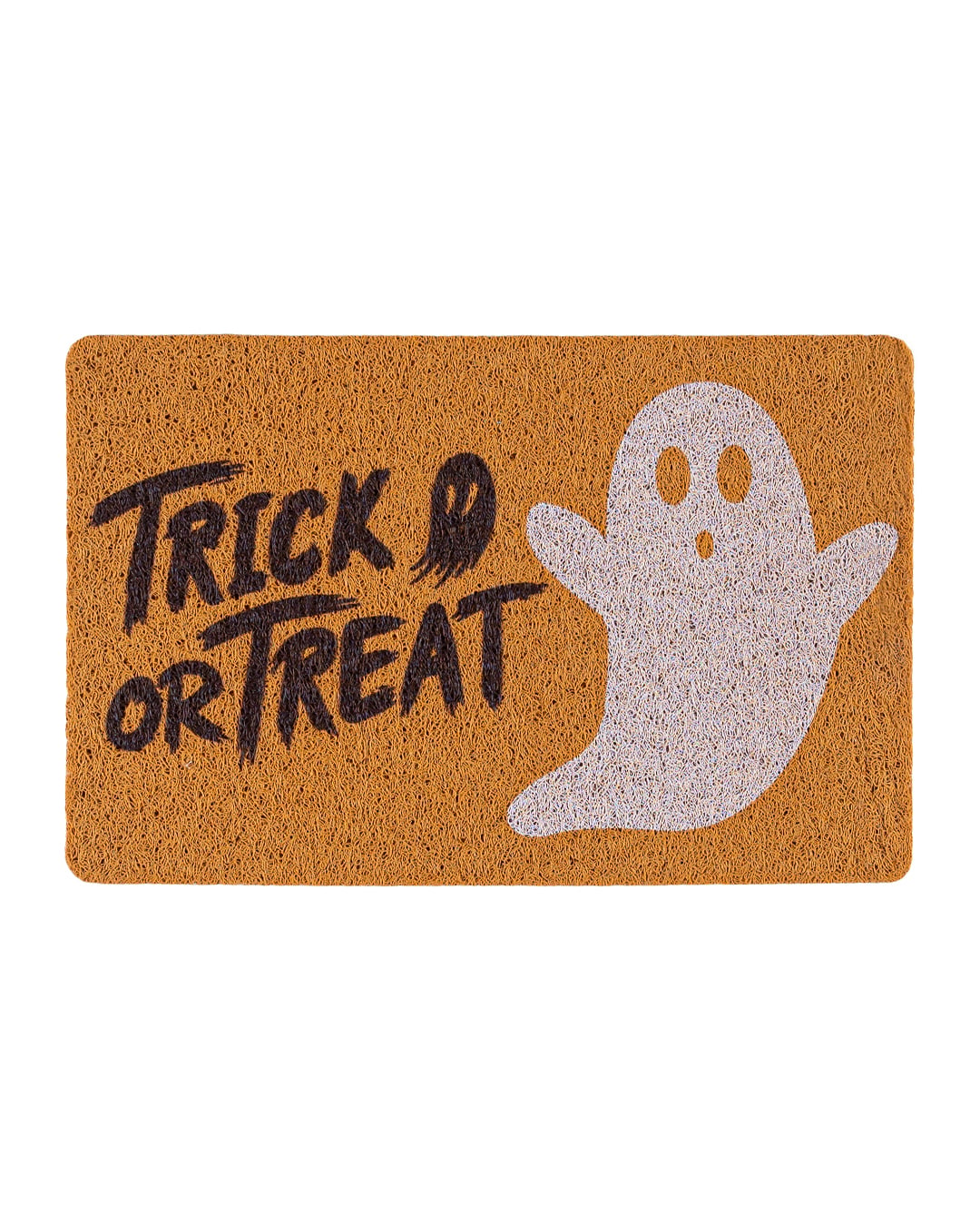 Halloween-Fußmatte – Gelo Brown – braun-schwarz, Geister