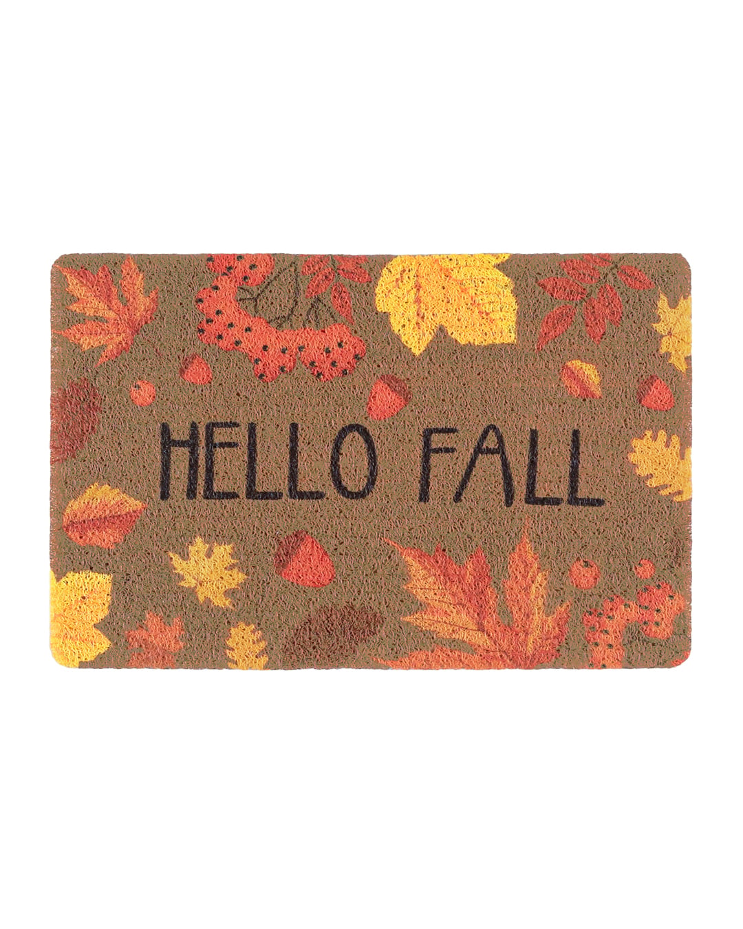 Herbstaugerechte Fußmatte – Autunno Colori – braun, Herbst, Hallo