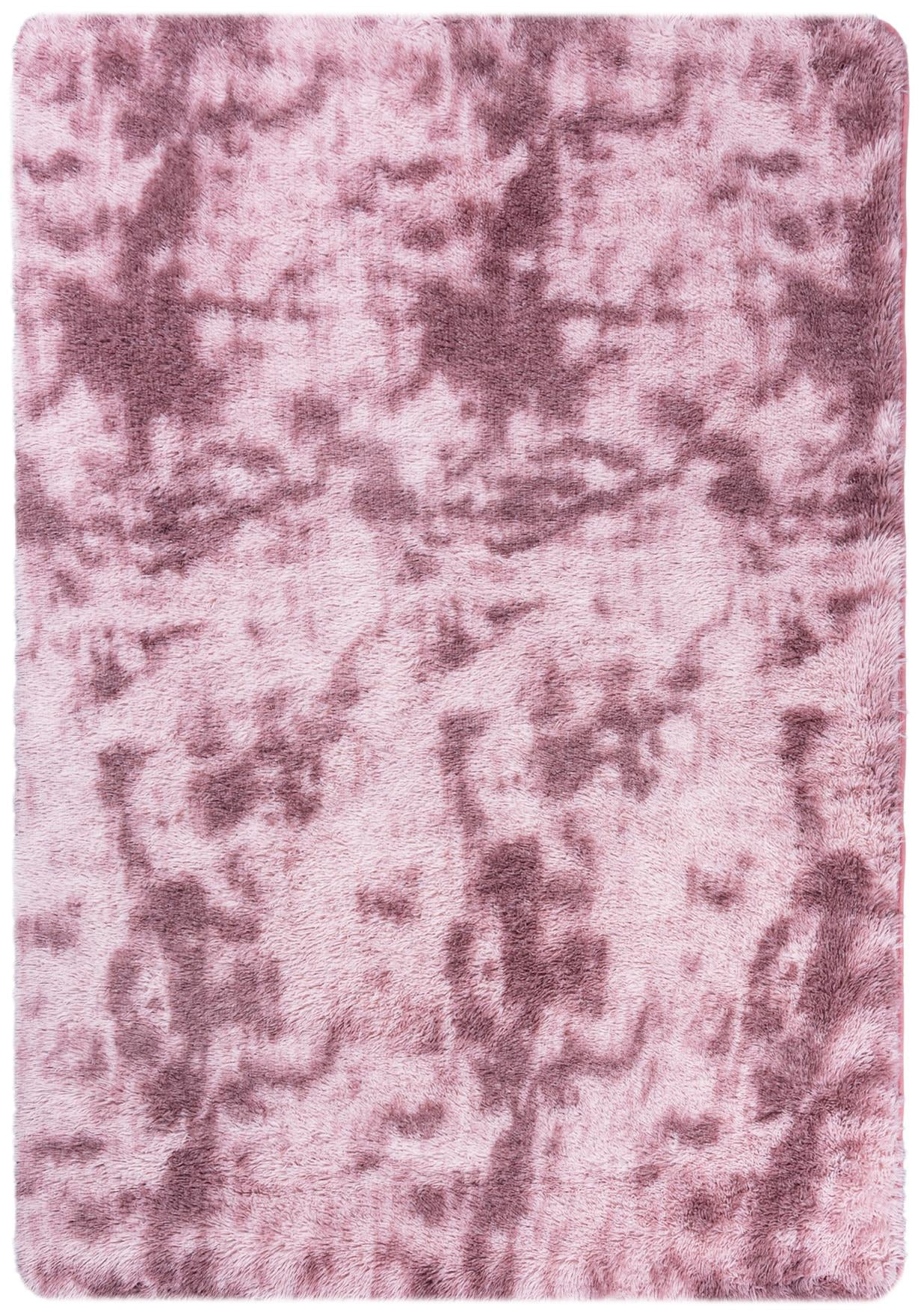Teppich Rosa Einfarbig SOLID SILKED