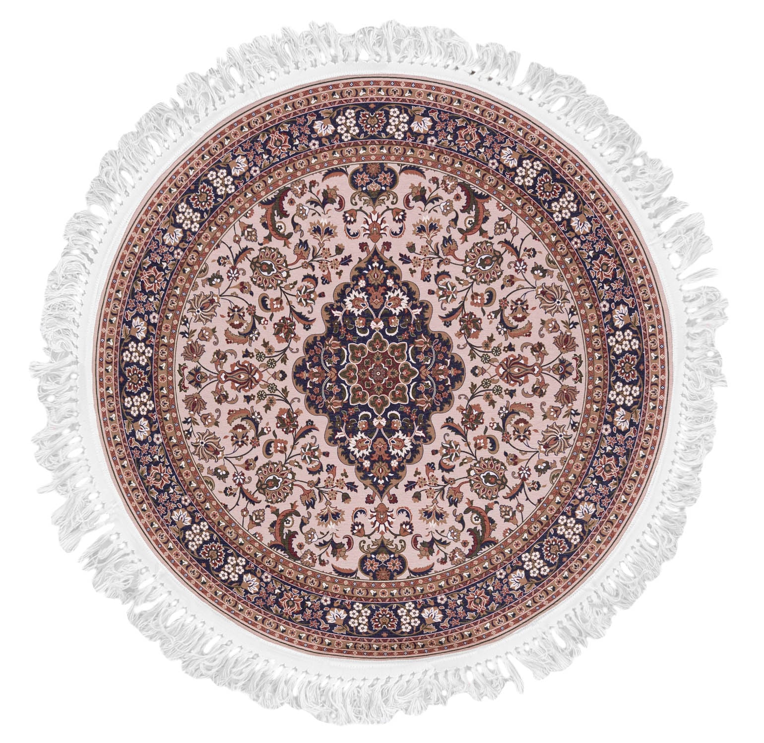 Teppich Rund Orientalisch Braun Vintage / Shabby JZ_275 ANKARA - Vintage, braun