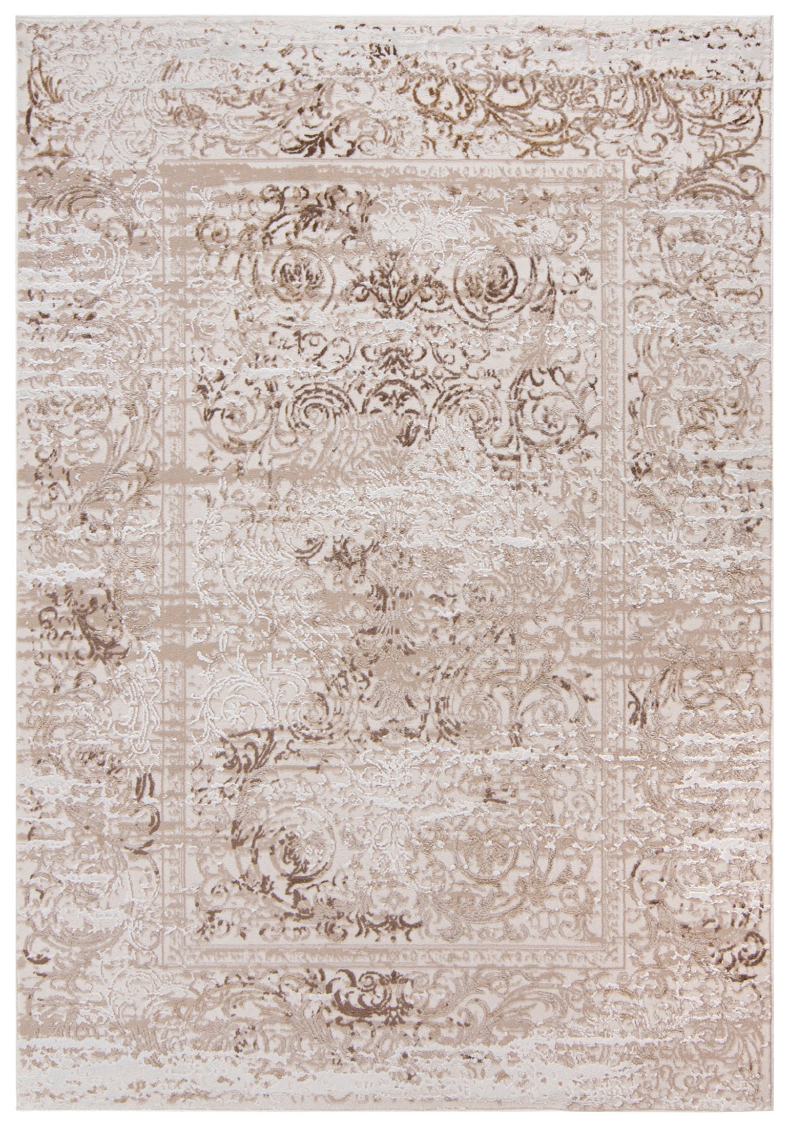 Teppich Orientalisch Beige / Creme Vintage / Shabby TY97A HERA