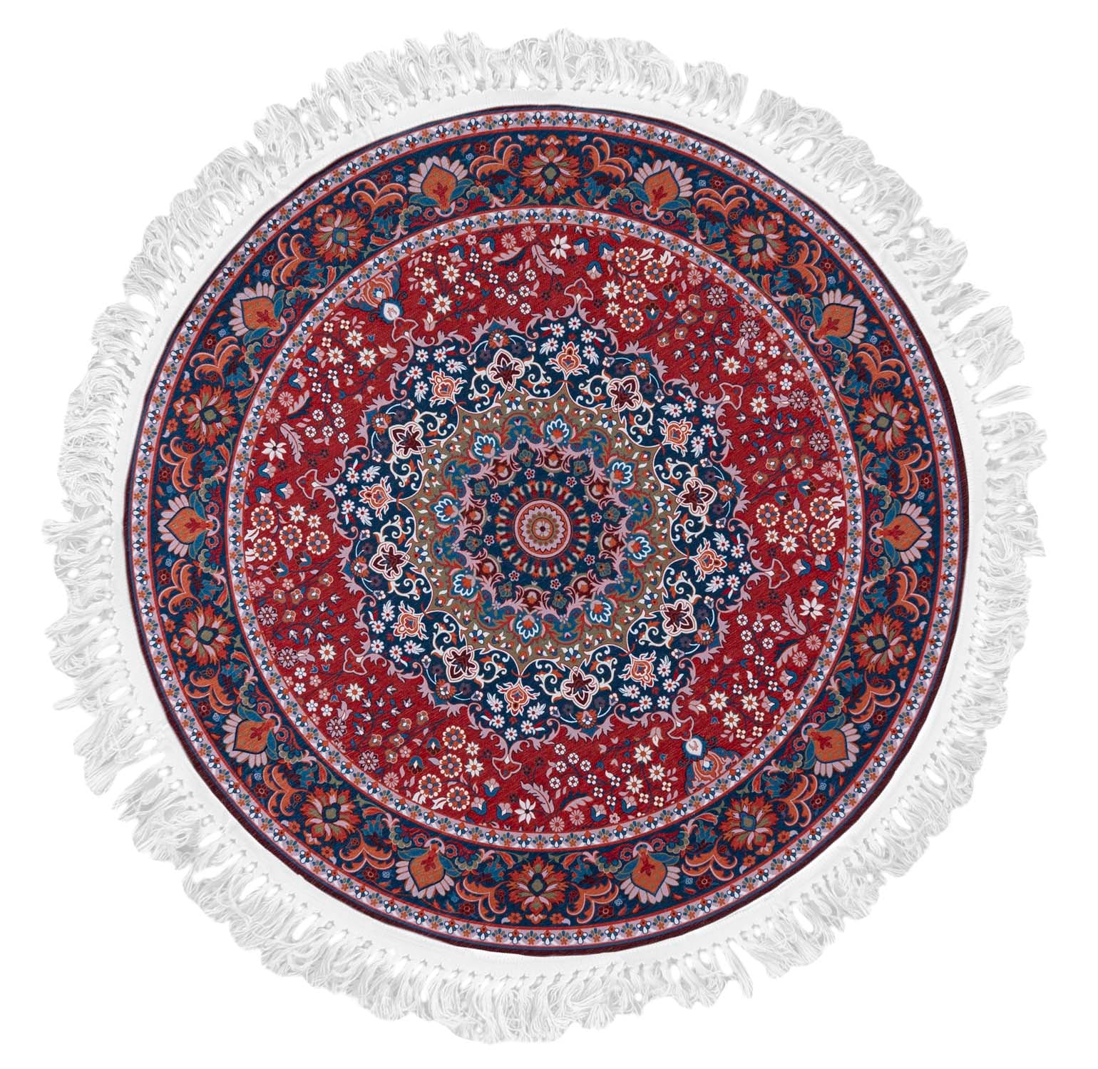Teppich Rund Orientalisch Rot Vintage / Shabby JZ_867 ANKARA - Vintage, rot