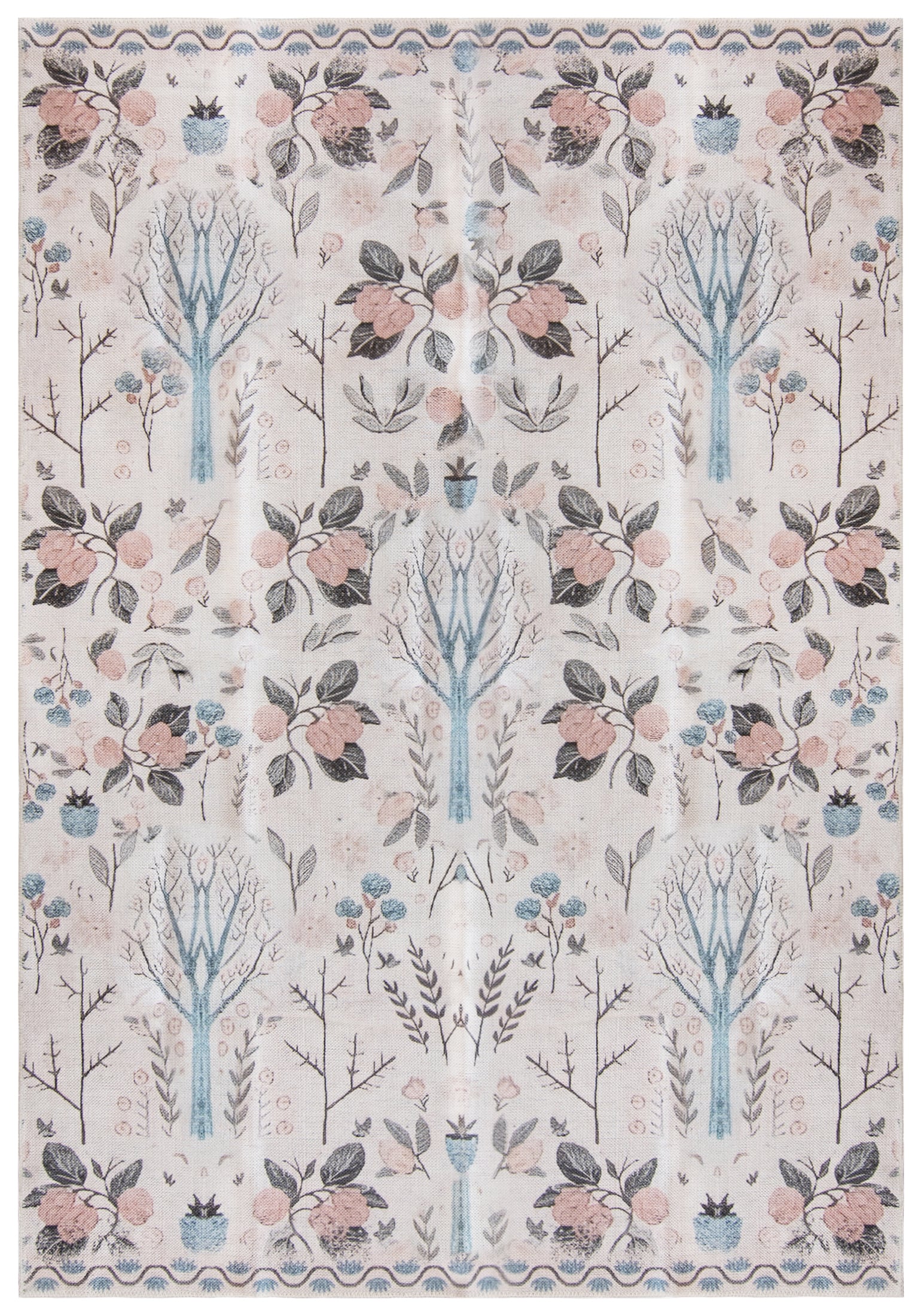 Orientalischer klassischer Teppich - Marsala Pianta - creme, beige