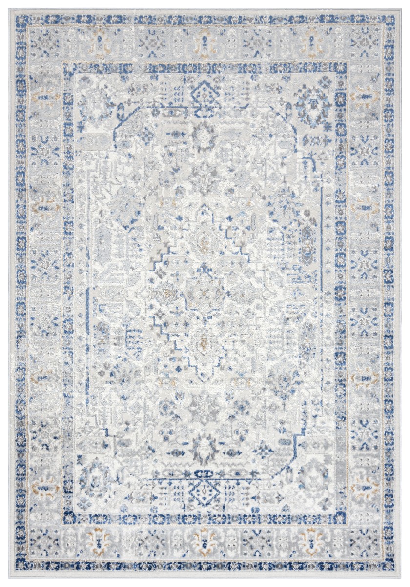 Teppich Orientalisch Beige / Creme Blau Vintage / Shabby G549B IDAHO