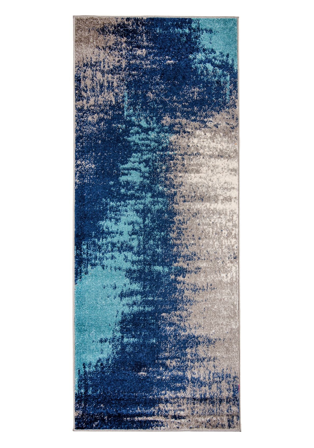 Teppichläufer Modern Blau Grau Abstrakt H170A SPRING