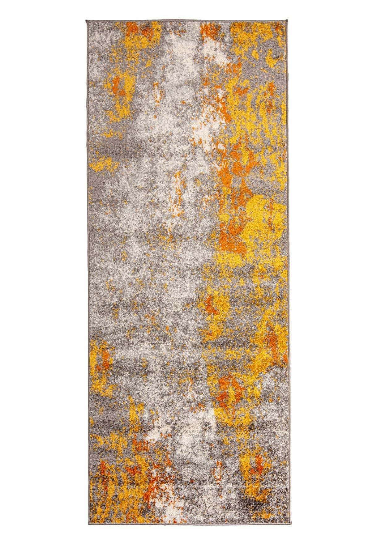 Teppichläufer Modern Orange Grau Abstrakt H172A SPRING