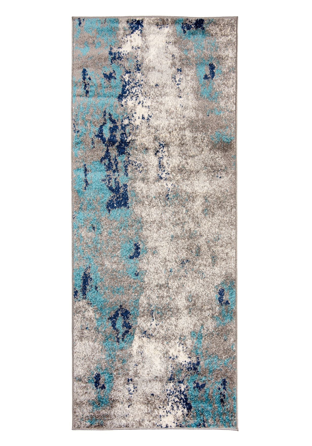 Teppichläufer Modern Blau Grau Abstrakt H172A SPRING