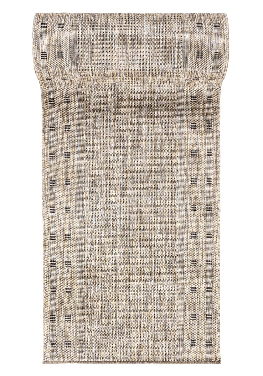 Läufer nach Maß In- Outdoor Beige Creme KE63A MELISSA - modern, einfarbig, beige, cremefarben