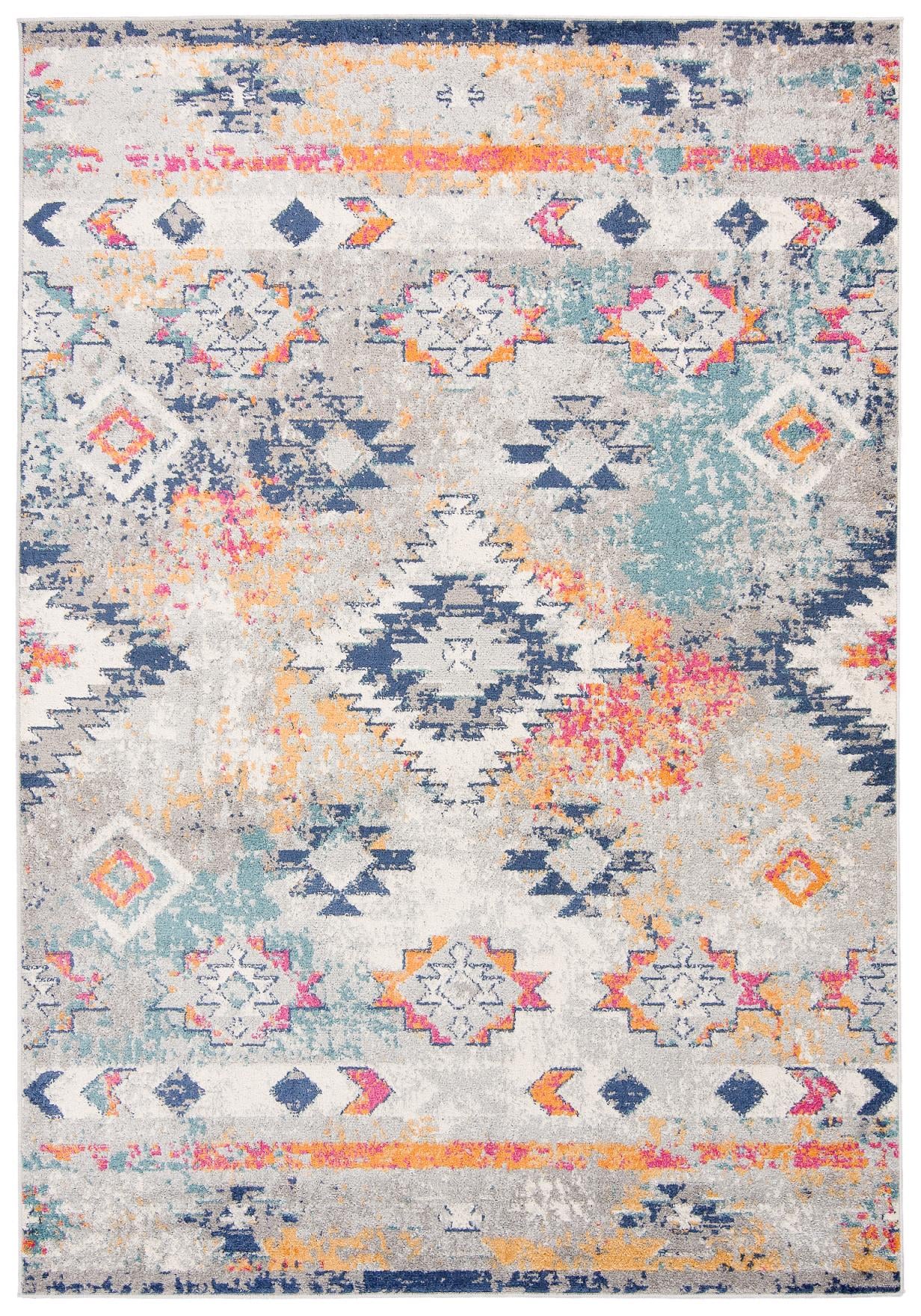 Teppich Modern Multicolor Boho G003A DENVER - Boho, modern, bunt, blau