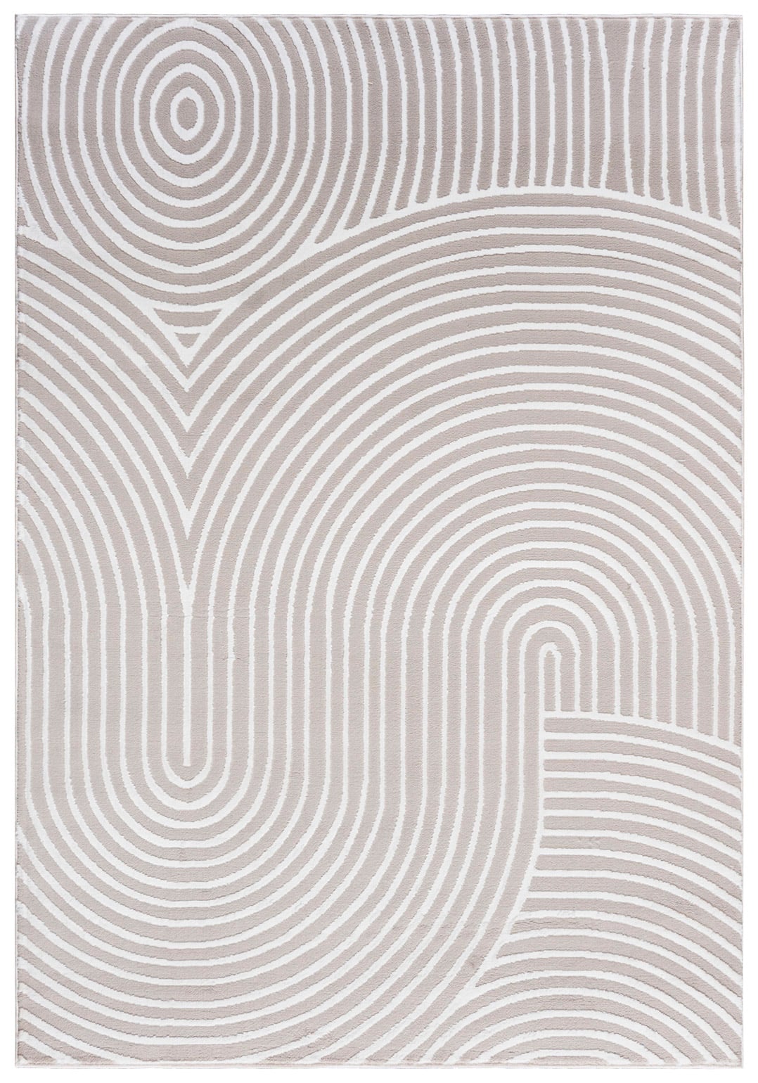 Teppich Modern Creme Weiß Bogen Geometrisch NG83B ELLEN