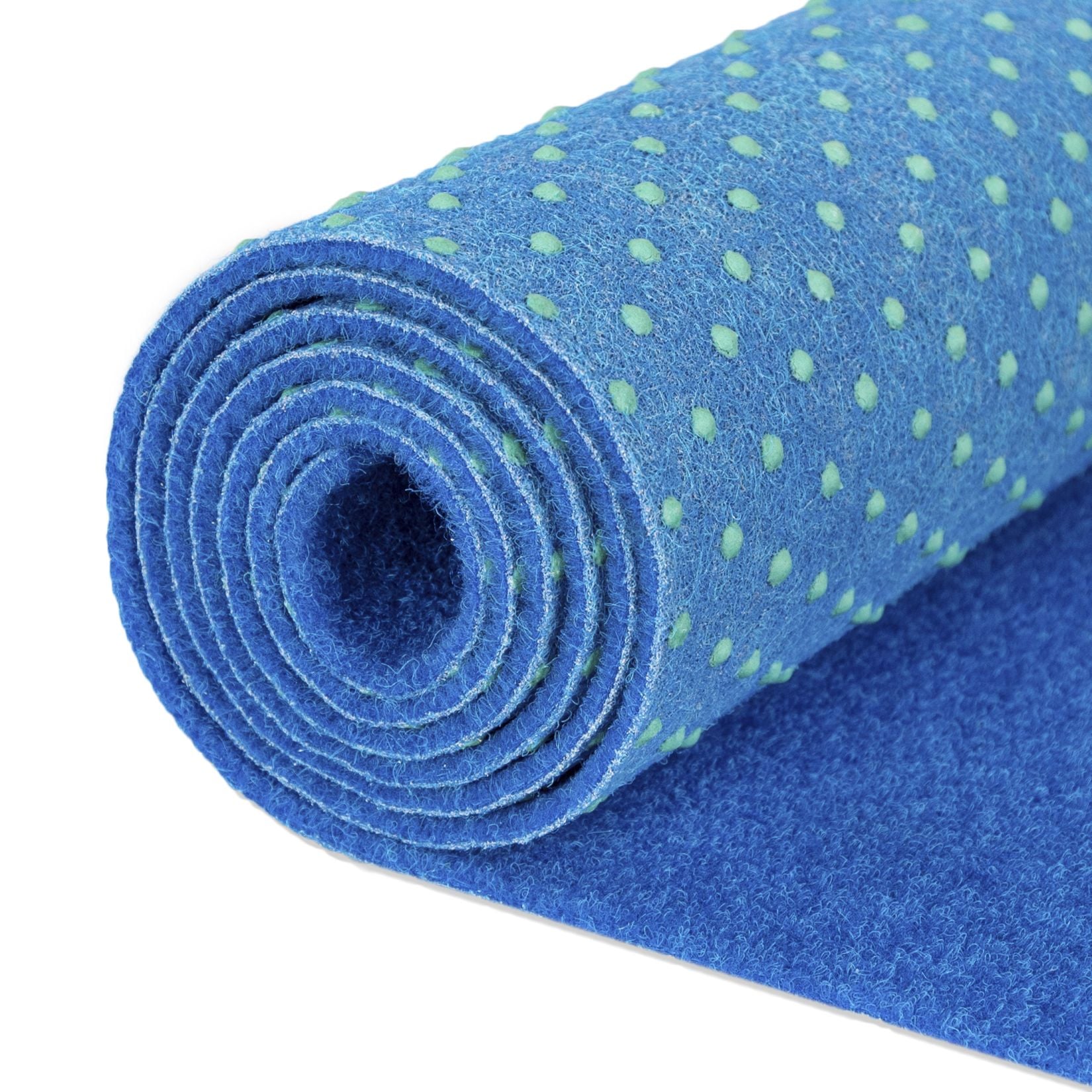 Kunstrasen 6 mm / Matte für Balkon, Terrasse, Garten – Solid Garden – schwarz-blau, rutschfest, wasserfest, als Meterware