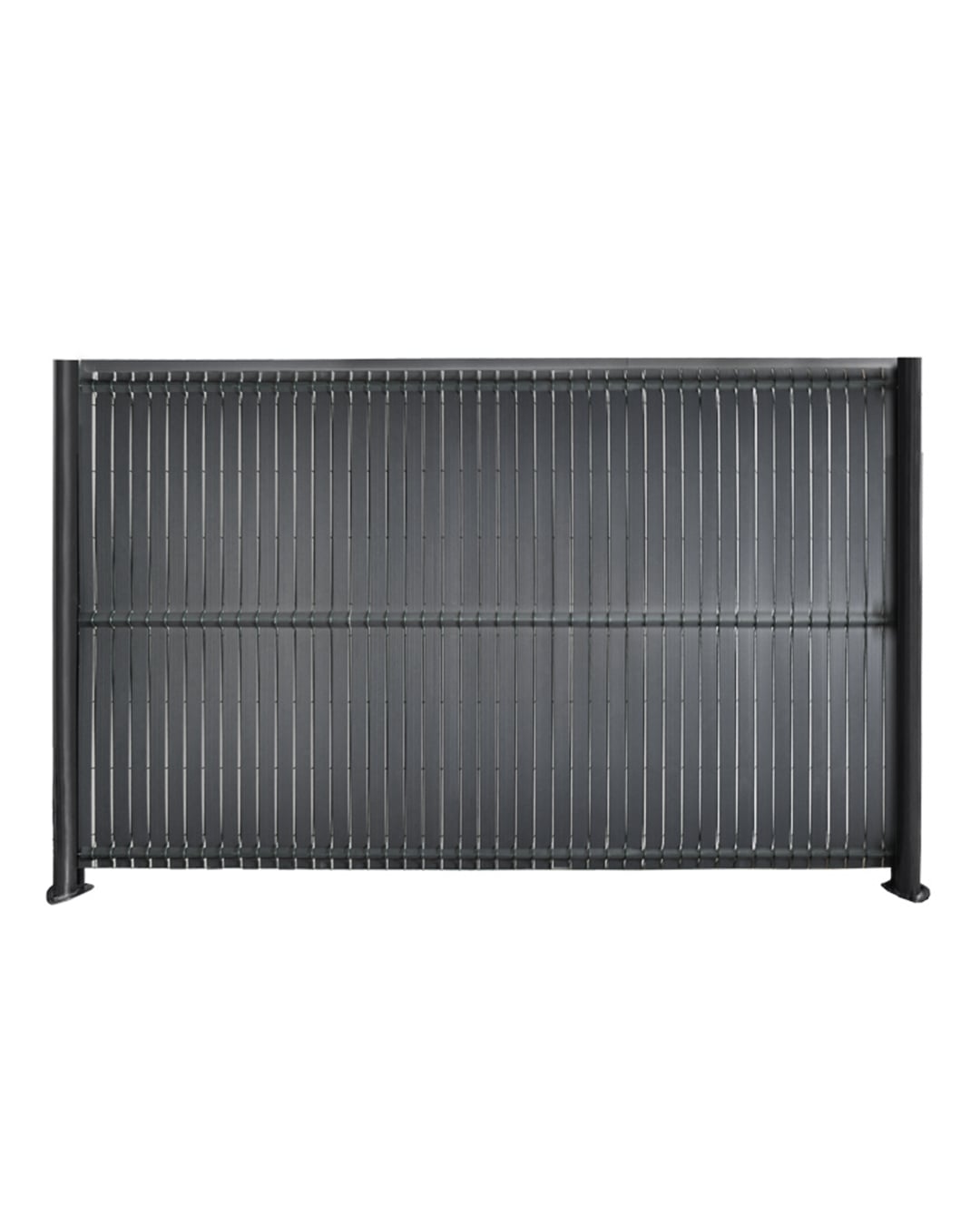 Sichtschutz garten 153 x 250 cm, Sichtschutz für den zaun / Leisten für Gartenzaun, Matte für PVC-Zaunfelder - Riposo Antracite - anthrazit, modern
