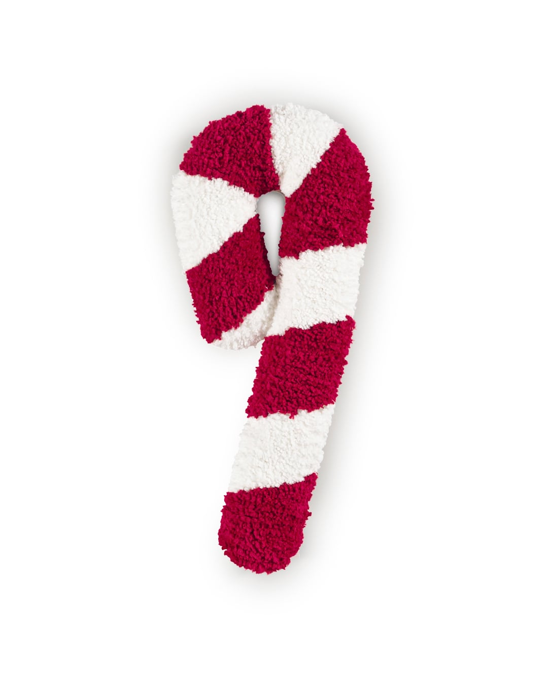 Dekokissen mit Füllung, 25x50 cm – Inverno Bianco Rosso – Zuckerstange, weiß, rot
