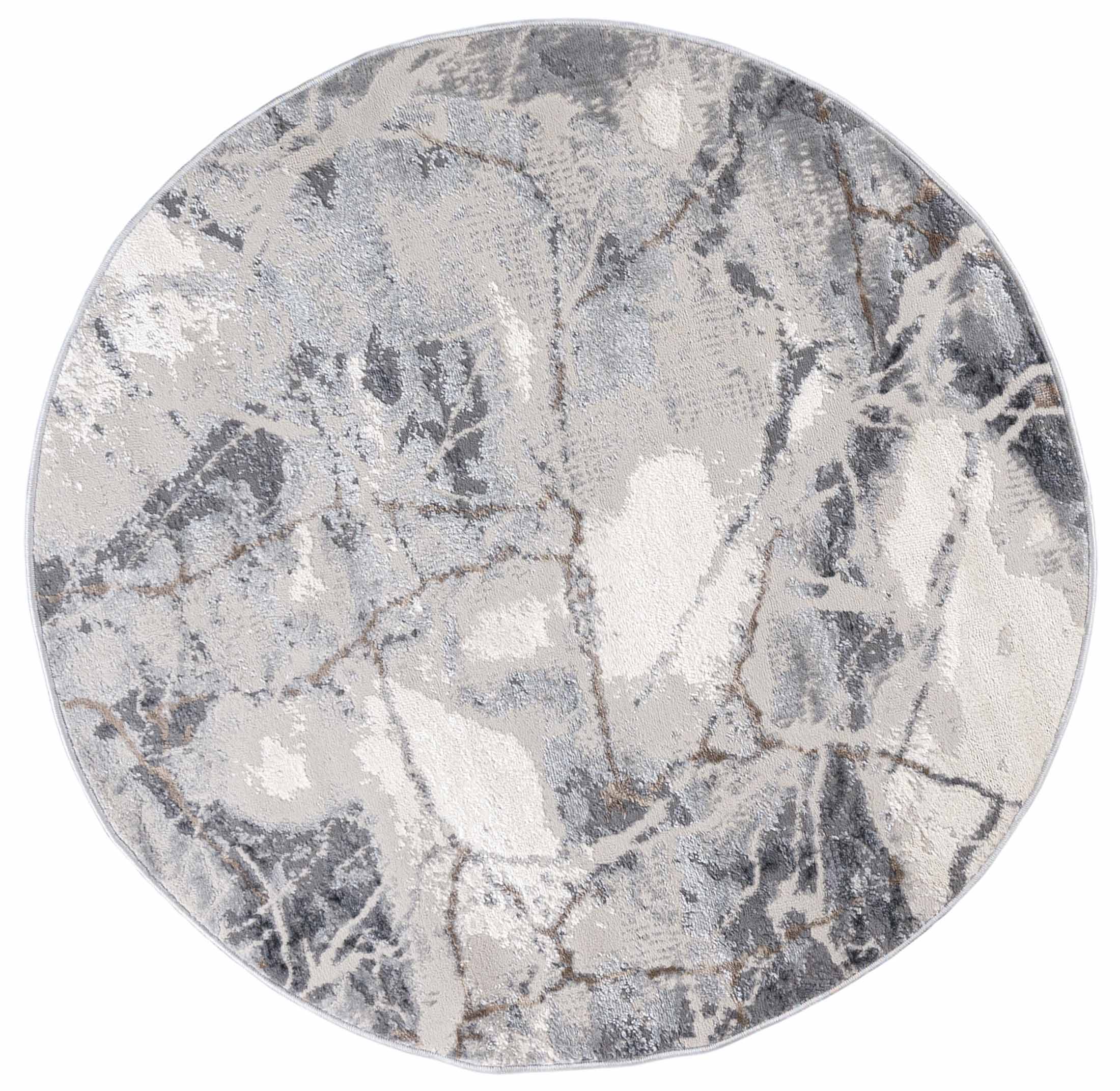 Teppich Modern Grau Abstrakt Marmor R216C PORTLAND