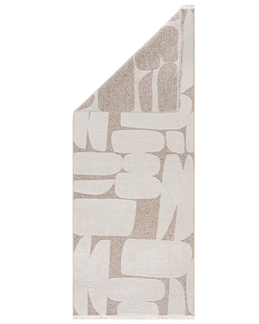 Moderner Doppelseitiger Teppich – Amalfi Pieno – cremefarben, beige