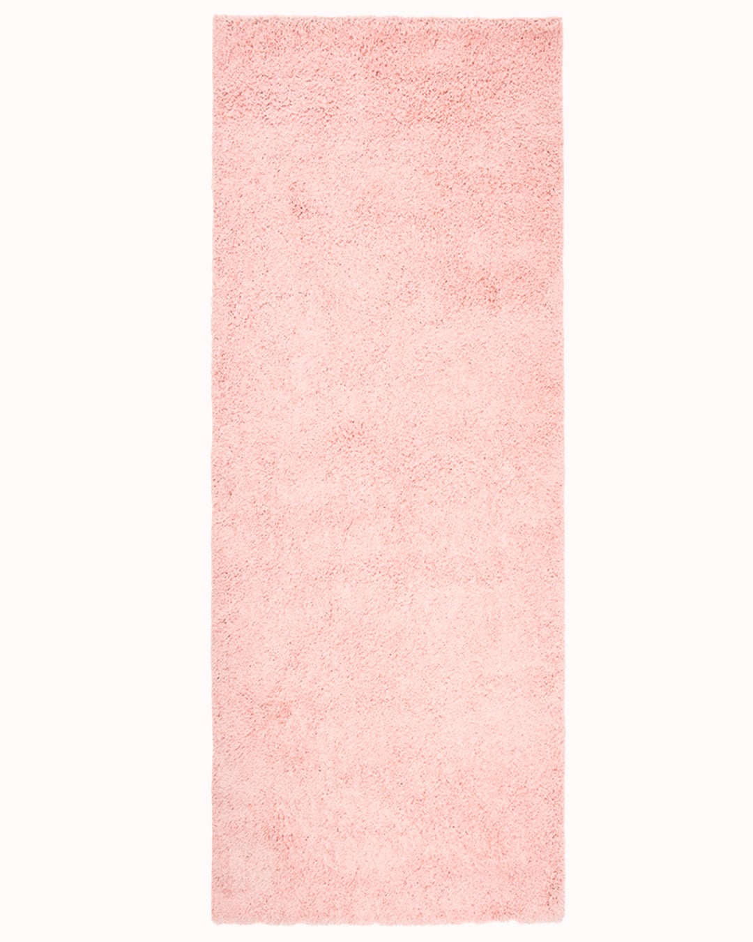Moderner Shaggy-Laufer – Unito Rosa – rosa, einfarbig