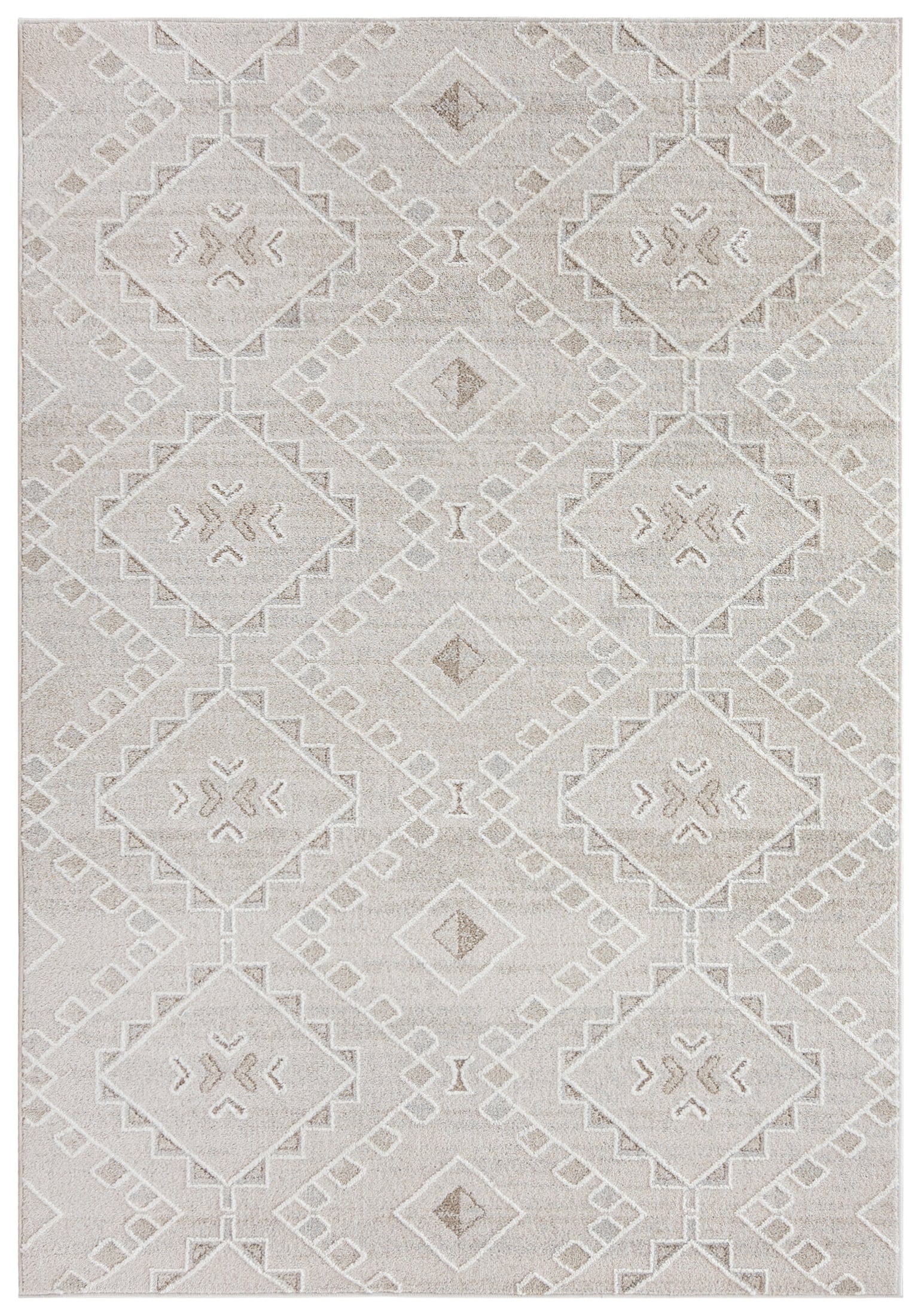 Orientalischer Moderner Teppich - Taranto Soffio - creme, beige