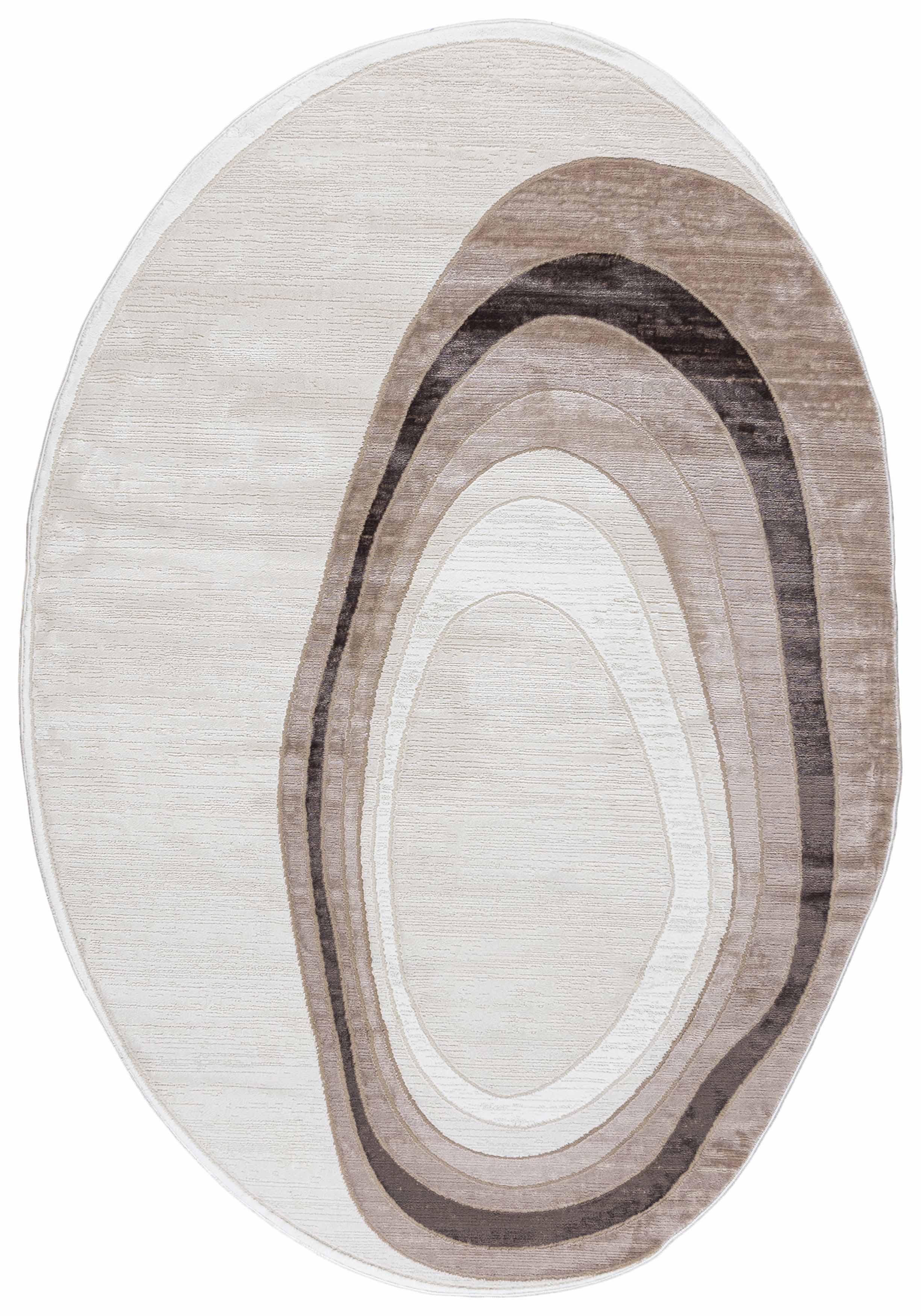 Teppich 7699A SILALUX - modern, unregelmäßig, beige, cremefarben