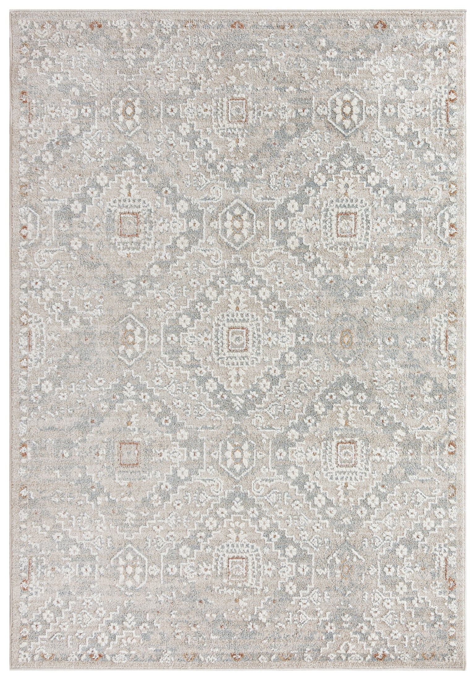 Orientalischer Moderner Teppich - Taranto Zefiro - creme, beige