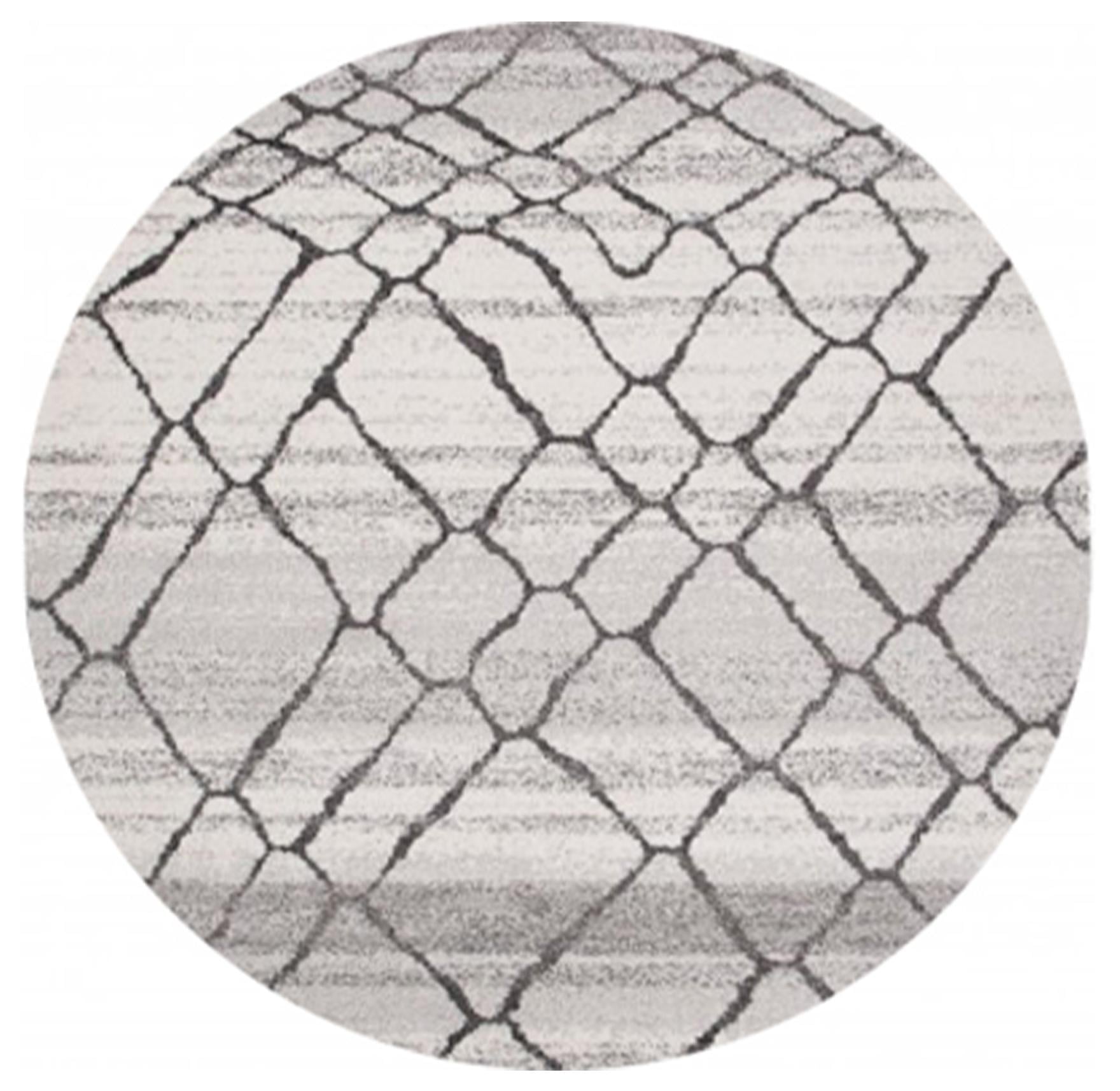 Teppich Modern Grau Boho Geometrisch H072B SARI