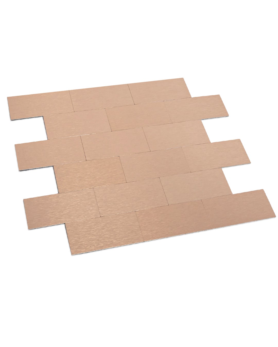 Selbstklebende Fliesen - Lime Rosa - roségold 1 Stk.