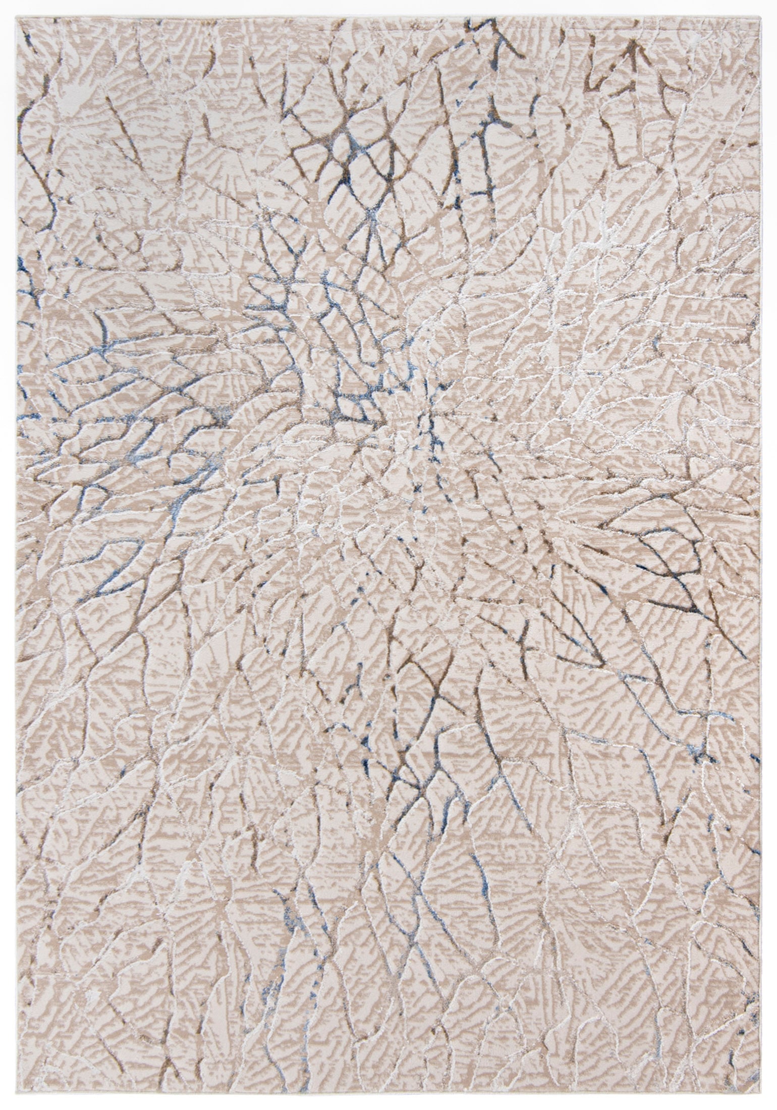 Abstrakter Moderner Teppich - Hera TU86A - Creme