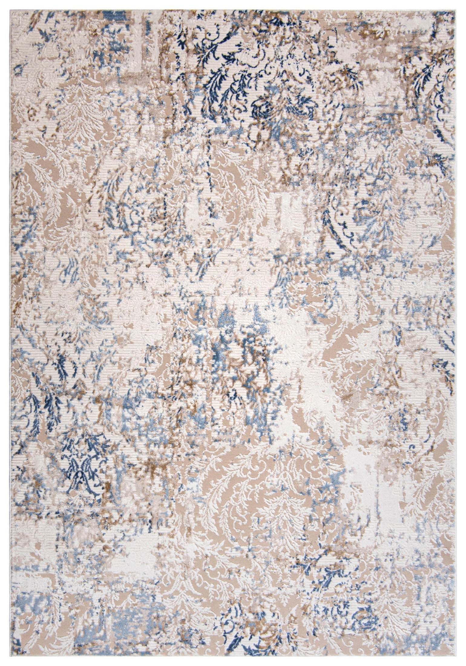 Teppich Beige / Creme Abstrakt Vintage / Shabby TY98E HERA