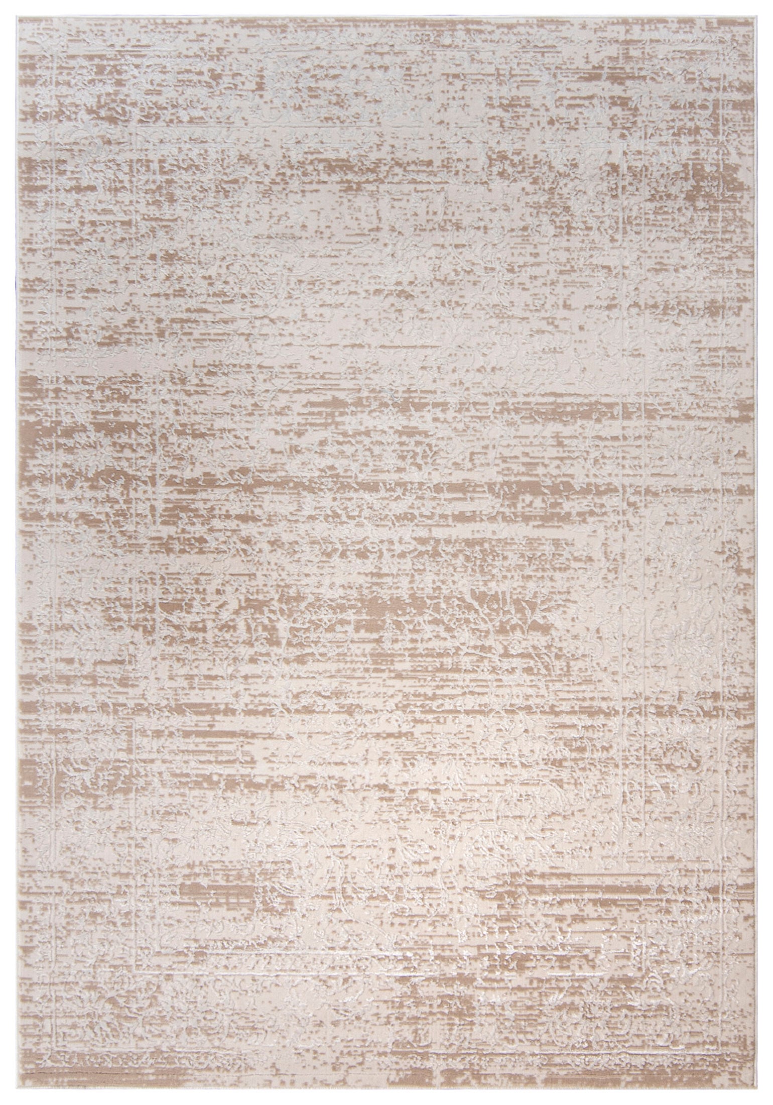 Teppich Modern Beige / Creme Abstrakt Vintage / Shabby TZ09D HERA