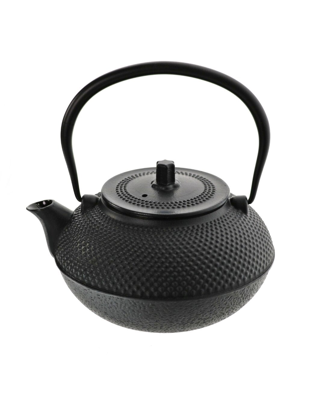 Gusseiserne Teekanne 1,5 L, japanische Teekanne mit Sieb – Infuso Nalo – orientalisch, schwarz