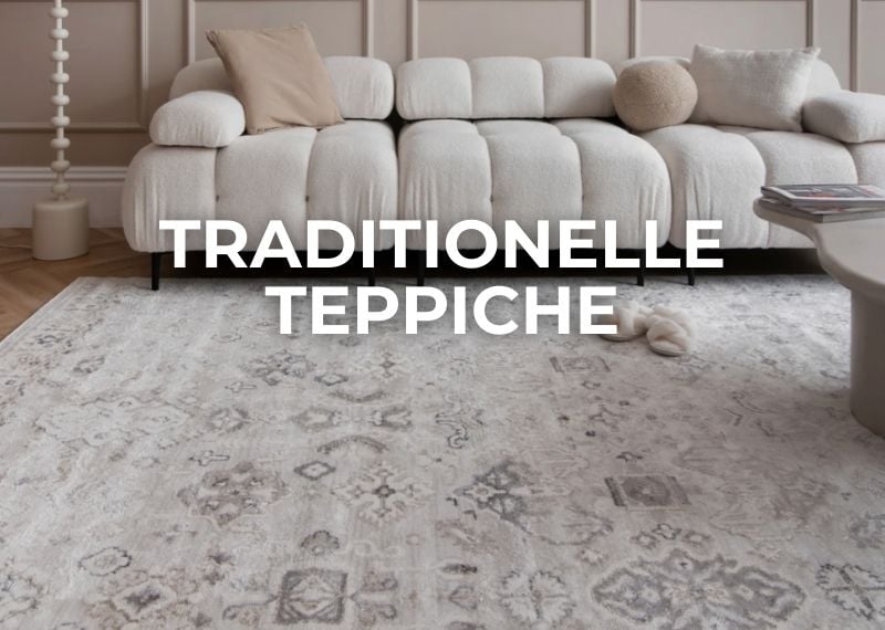 Traditioneller Teppich im Wohnzimmer